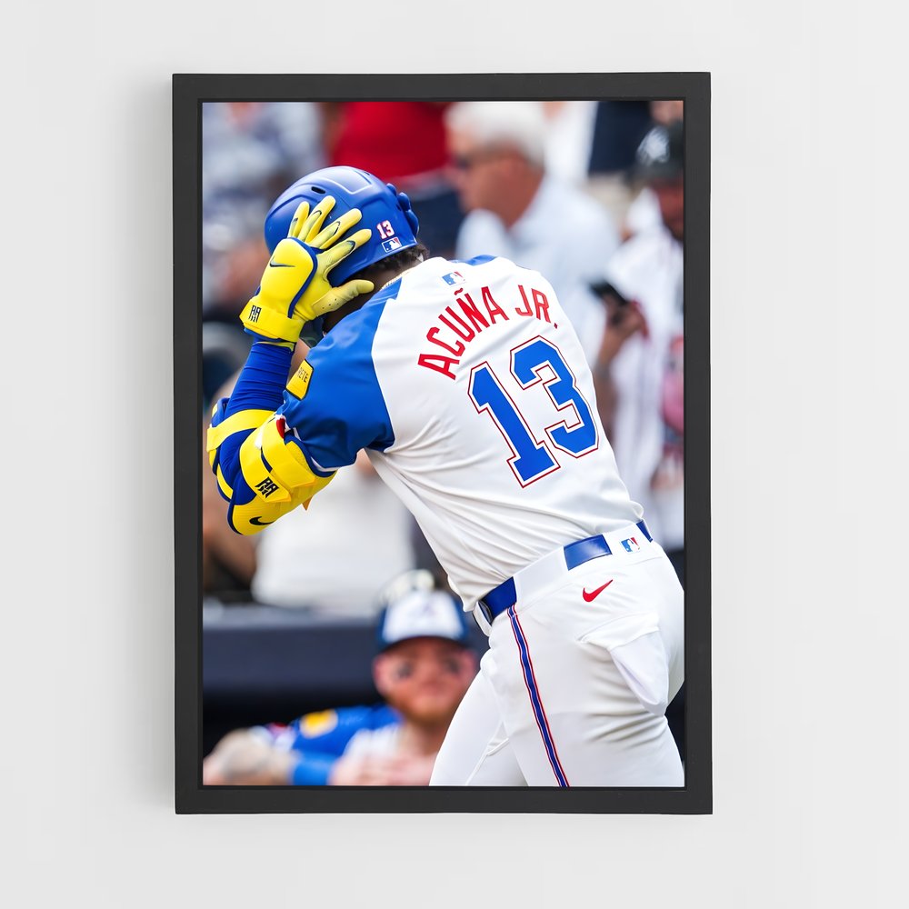 Poster Swing d'Acuna – affiche Baseball (vue 2)